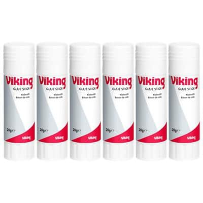 Viking Glue Stick 20 g 1051101 20 g Pack of 6