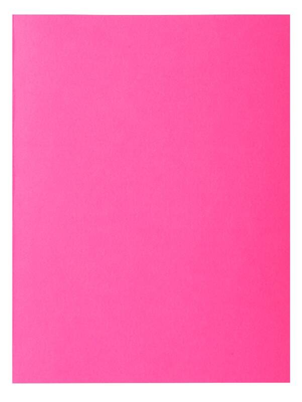 Exacompta Rock''s Square Cut Folder A4 Pink Cardboard 80 gsm Pack of 300