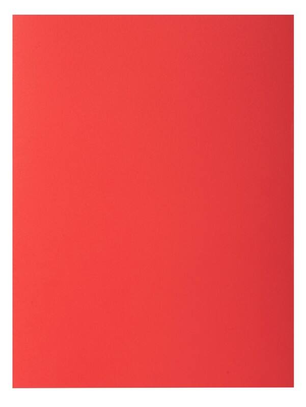 Exacompta Rock''s Square Cut Folder A4 Red Cardboard 80 gsm Pack of 300