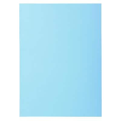 Exacompta Super Square Cut Folder A4 Blue Cardboard 60 gsm Pack of 1000