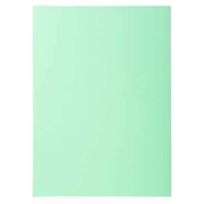 Exacompta Super Square Cut Folder 850104E A4 Cardboard 22 (W) x 31 (H) cm Green Pack of 1000