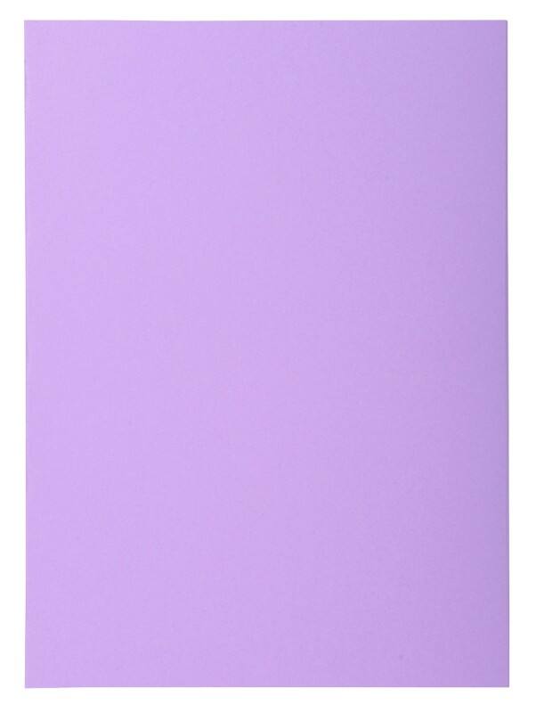 Exacompta Super Square Cut Folder A4 Lilac Cardboard 60 gsm Pack of 1000