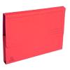 Exacompta Document Wallet 46975E A4 Board 24.5 (W) x 3 (D) x 32.5 (H) cm Red Pack of 100