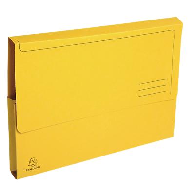 Exacompta Document Wallet 46979E A4 Board 24 (W) x 32 (H) cm Yellow Pack of 100