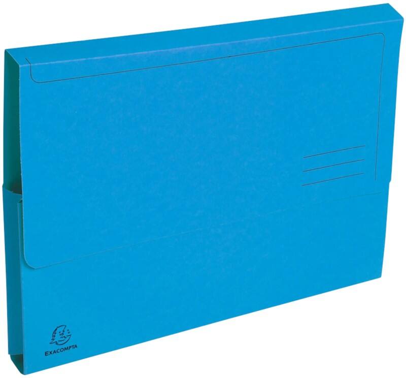 Exacompta Document Wallet 46971E A4 Cardboard 24 (W) x 32 (H) cm Assorted Pack of 50