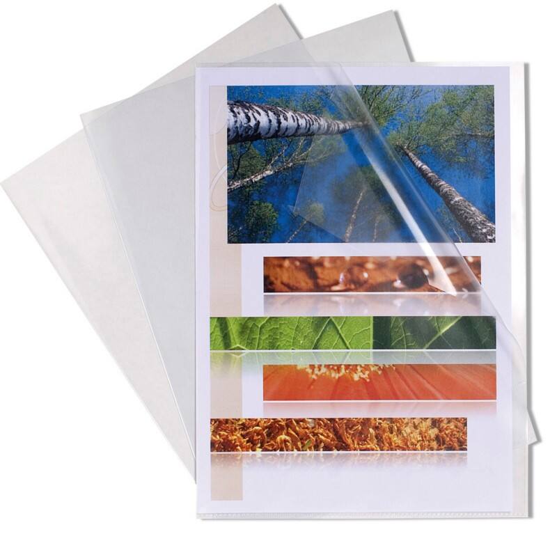 Exacompta Cut Flush Folder Transparent Polypropylene 200 Microns Pack of 100