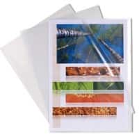 Exacompta Cut Flush Folder Transparent Polypropylene 200 Microns Pack of 100
