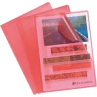 Exacompta Cut Flush Folder A4 Red Polypropylene 120 Microns Pack of 100
