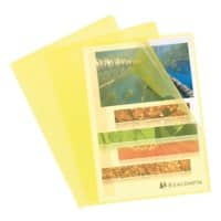 Exacompta Cut Flush Folder Yellow Polypropylene 120 Microns Pack of 100