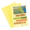 Exacompta Cut Flush Folder Yellow Polypropylene 120 Microns Pack of 100