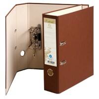 Exacompta Forever Lever Arch File A4 80 mm Chocolate 2 ring 53984E Cardboard Portrait  Pack of 10
