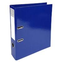 Exacompta Iderama Lever Arch File A4 70 mm Dark Blue 2 ring 53622E PVC (Polyvinyl Chloride) Portrait Pack of 10