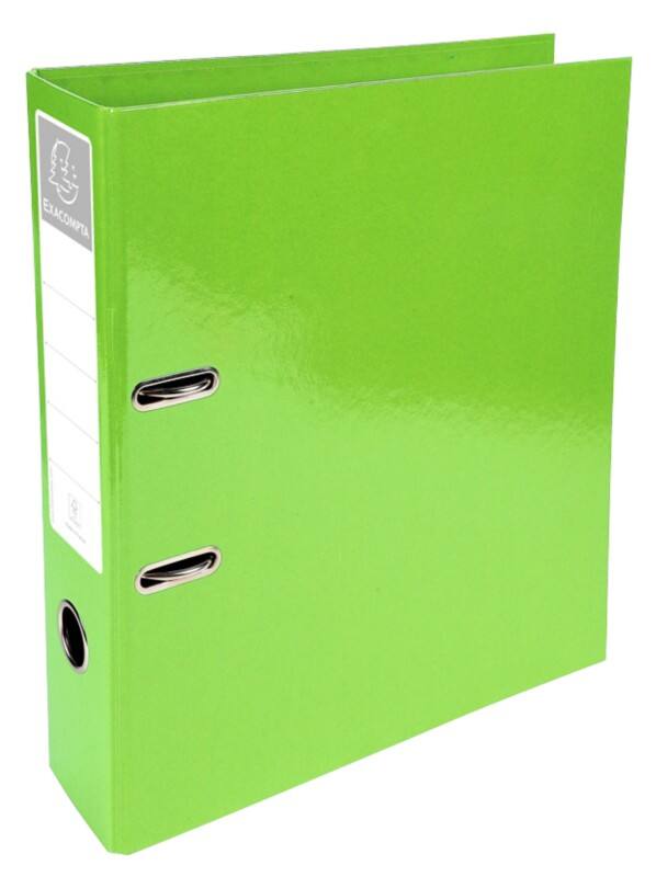 Exacompta Iderama Wide Lever Arch File A4 70 mm Anise Green 2 Rings 53623E PVC (Polyvinyl Chloride) Portrait Pack of 10