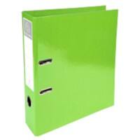 Exacompta Iderama Lever Arch File A4 70 mm Anise Green 2 ring 53623E PVC (Polyvinyl Chloride) Portrait Pack of 10