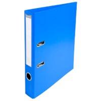 Exacompta Prem Touch Lever Arch File A4 50 mm Blue 2 ring 53542E Cardboard, PP (Polypropylene) Portrait Pack of 10