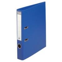 Exacompta Prem Touch Lever Arch File A4 50 mm Dark Blue 2 ring 53552E Cardboard, PP (Polypropylene) Portrait Pack of 10