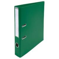 Exacompta Prem Touch Lever Arch File A4 50 mm Dark Green 2 Rings 53553E Cardboard, PP (Polypropylene) Portrait  Pack of 10