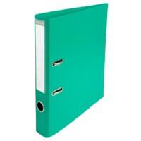 Exacompta Prem Touch Lever Arch File A4 50 mm Green 2 ring 53543E Cardboard, PP (Polypropylene) Portrait Pack of 10