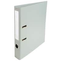 Exacompta Prem Touch Lever Arch File A4 50 mm Grey 2 Rings 53540E Cardboard, PP (Polypropylene) Portrait  Pack of 10