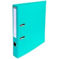 Exacompta Prem Touch Lever Arch File A4 50 mm Light Green 2 Rings 53503E Cardboard, PP (Polypropylene) Portrait  Pack of 10
