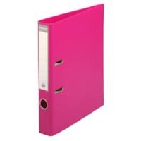 Exacompta Prem Touch Lever Arch File A4 50 mm Raspberry 2 ring 53559E Cardboard, PP (Polypropylene) Portrait Pack of 10