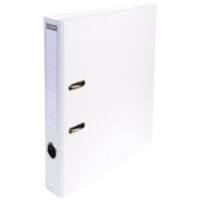 Exacompta Prem Touch Lever Arch File A4 50 mm White 2 ring 53548E Cardboard, PP (Polypropylene) Portrait Pack of 10
