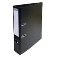 Exacompta Prem Touch Lever Arch File A4 70 mm Black 2 ring 53741E Cardboard, PP (Polypropylene) Portrait Pack of 10