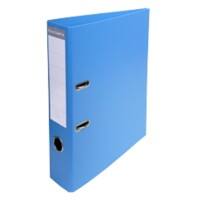Exacompta Prem Touch Lever Arch File A4 70 mm Blue 2 Rings 53742E Cardboard, PP (Polypropylene) Portrait  Pack of 10
