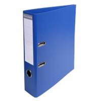 Exacompta Prem Touch Lever Arch File A4 70 mm Dark Blue 2 ring 53752E Cardboard, PP (Polypropylene) Portrait  Pack of 10