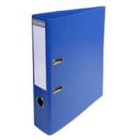 Exacompta Prem Touch Lever Arch File A4 70 mm Dark Blue 2 ring 53752E Cardboard, PP (Polypropylene) Portrait Pack of 10