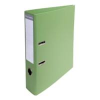 Exacompta Prem Touch Lever Arch File A4 70 mm Anise Green 2 ring 53756E Cardboard, PP (Polypropylene) Portrait  Pack of 10