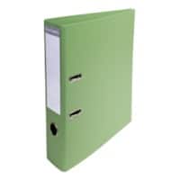 Exacompta Prem Touch Lever Arch File A4 70 mm Anise Green 2 ring 53756E Cardboard, PP (Polypropylene) Portrait Pack of 10