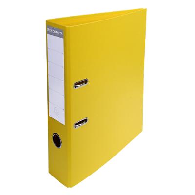 Exacompta Prem Touch Lever Arch File A4 70 mm Yellow 2 ring 53749E Cardboard, PP (Polypropylene) Portrait Pack of 10