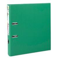 Exacompta Prem Touch Lever Arch File A4 50 mm Green 2 Rings 53143E Cardboard, PP (Polypropylene) Portrait  Pack of 10