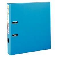 Exacompta Prem Touch Lever Arch File A4 50 mm Light Blue 2 ring 53102E Cardboard, PP (Polypropylene) Portrait Pack of 10