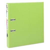 Exacompta Prem Touch Lever Arch File A4 50 mm Anise Green 2 ring 53156E Cardboard, PP (Polypropylene) Portrait Pack of 10
