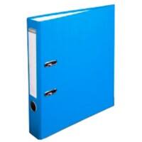Exacompta Lever Arch File A4 50 mm Light Blue 2 Rings 915412B Cardboard, PP (Polypropylene) Portrait  Pack of 20