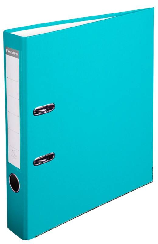 Exacompta Narrow Lever Arch File A4 50 mm Light Green 2 Rings 915413B Plastic Portrait  20 Pieces