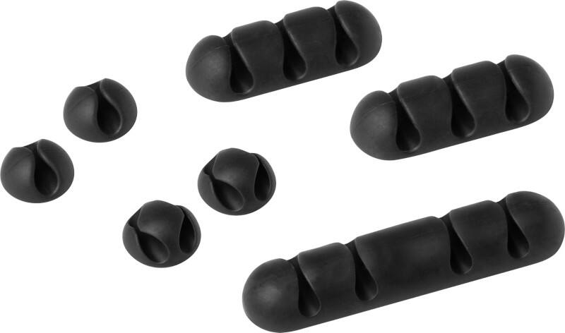 DURABLE Cable holder Cavoline Clip Mix Black Pack of 7