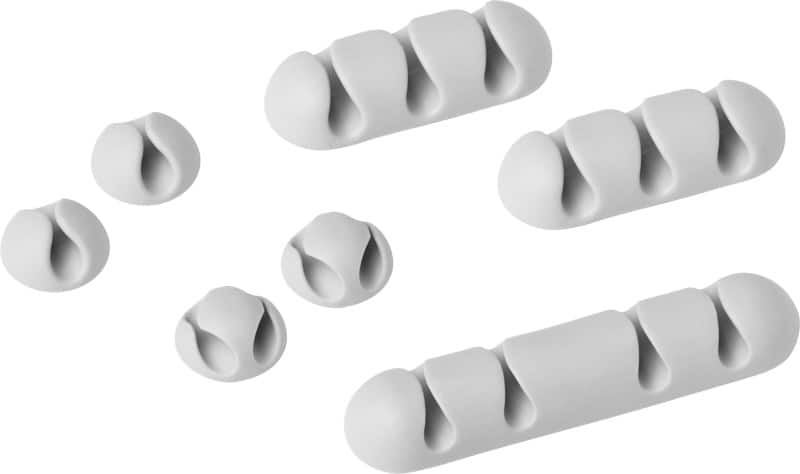 DURABLE Cable holder Cavoline Clip Mix Grey Pack of 7