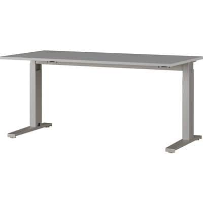 GERMANIA Rectangular Height Adjustable Desk Melamine 1,600 x 800 mm