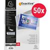 Exacompta Punched Pockets A3 Landscape Clear 55 Micron Pack of 50