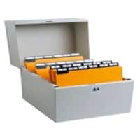 Exacompta File Box 54728E Grey Metal