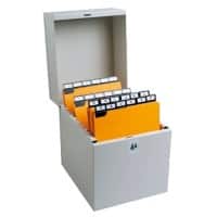 Exacompta File Box 54712E Grey Metal 217 x 195 x 142 mm