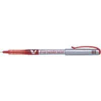 Pilot V Fineliner Pen Fine 0.5 mm Red Pack of 12