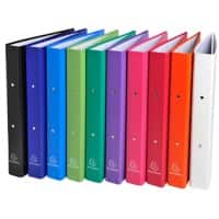 Exacompta Ring Binder Polypropylene A4 2 ring 30 mm Assorted Colours Pack of 20