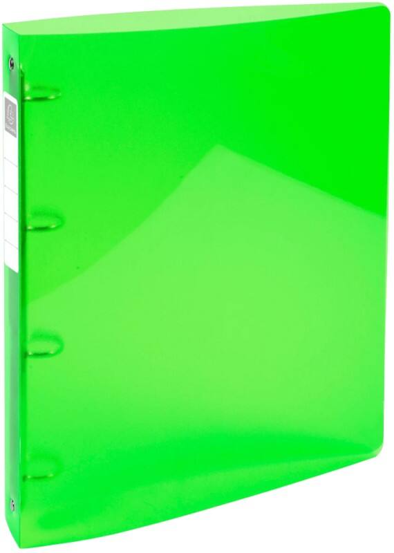 Exacompta Iderama 15 mm Ring Binder PP (Polypropylene) A4 4 Rings Anise Green 51771E Pack of 10