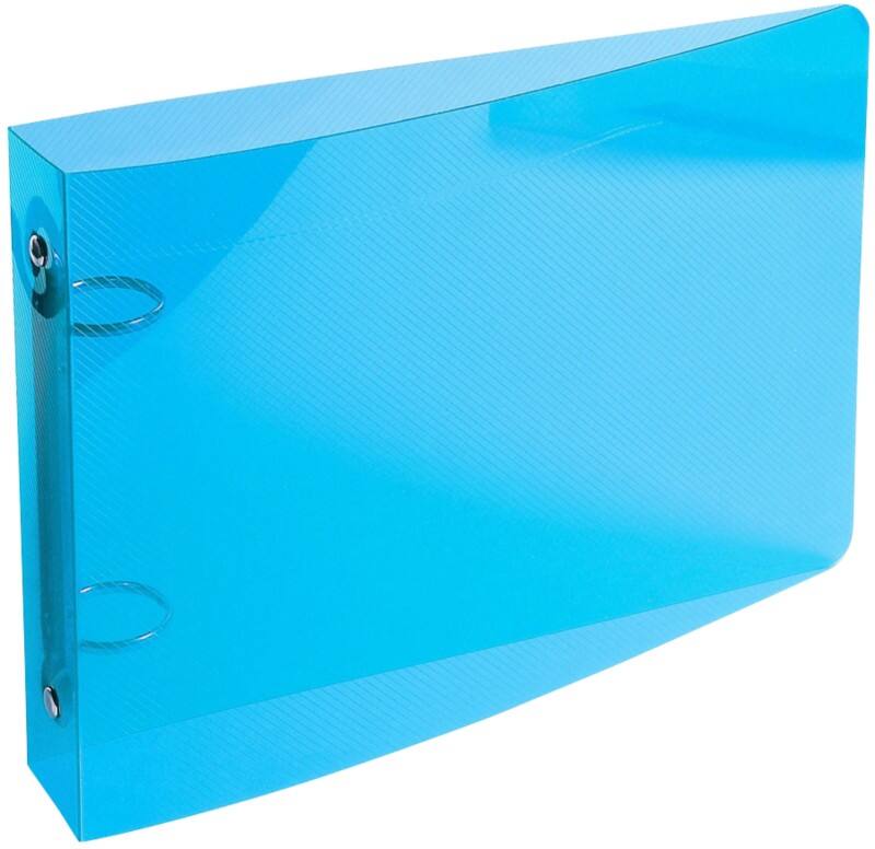 Exacompta Crystal 25 mm Ring Binder PP (Polypropylene) 2 Rings Assorted 51090E Pack of 10