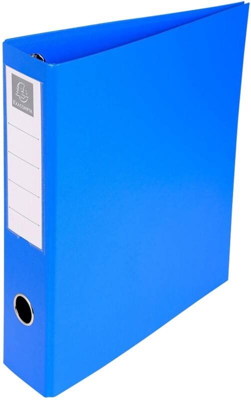 Exacompta 50 mm Ring Binder Cardboard, PU (Polyurethane), PVC (Polyvinyl Chloride) A4 4 Rings Assorted 51740E Pack of 10