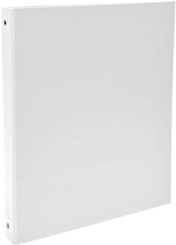 Exacompta 30 mm Ring Binder PP (Polypropylene) A4 4 Rings White 51378E Pack of 20